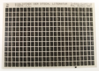 ein Mikrofiche
